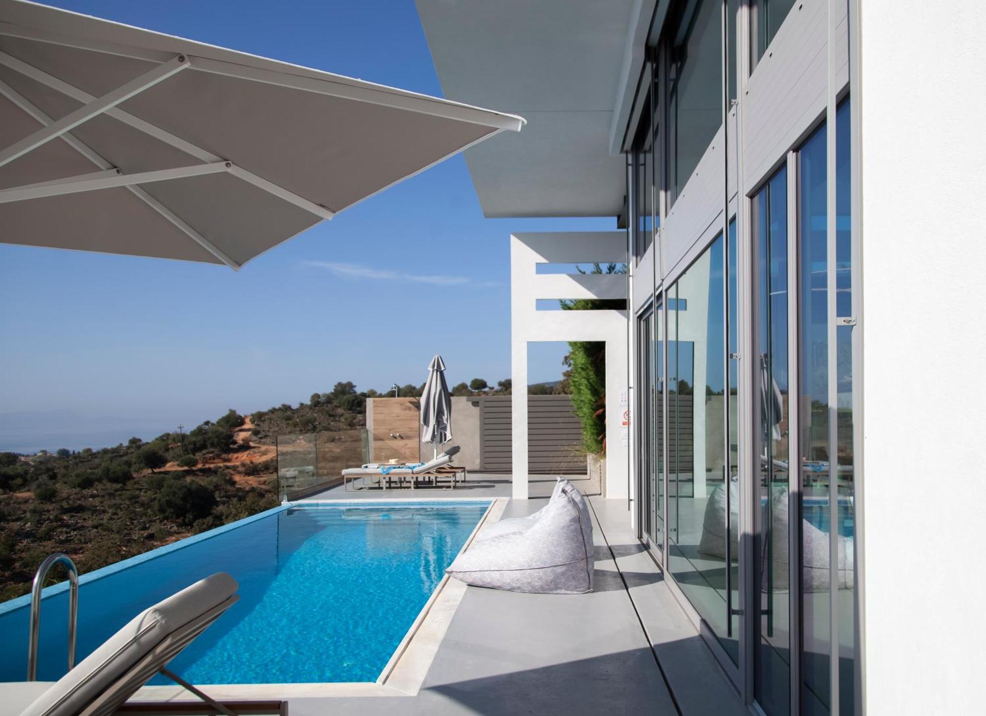 Luxury Glass Villas Sívota Esterno foto